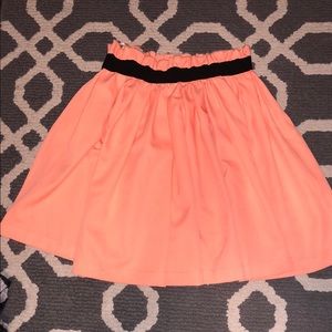 Everly coral skirt
